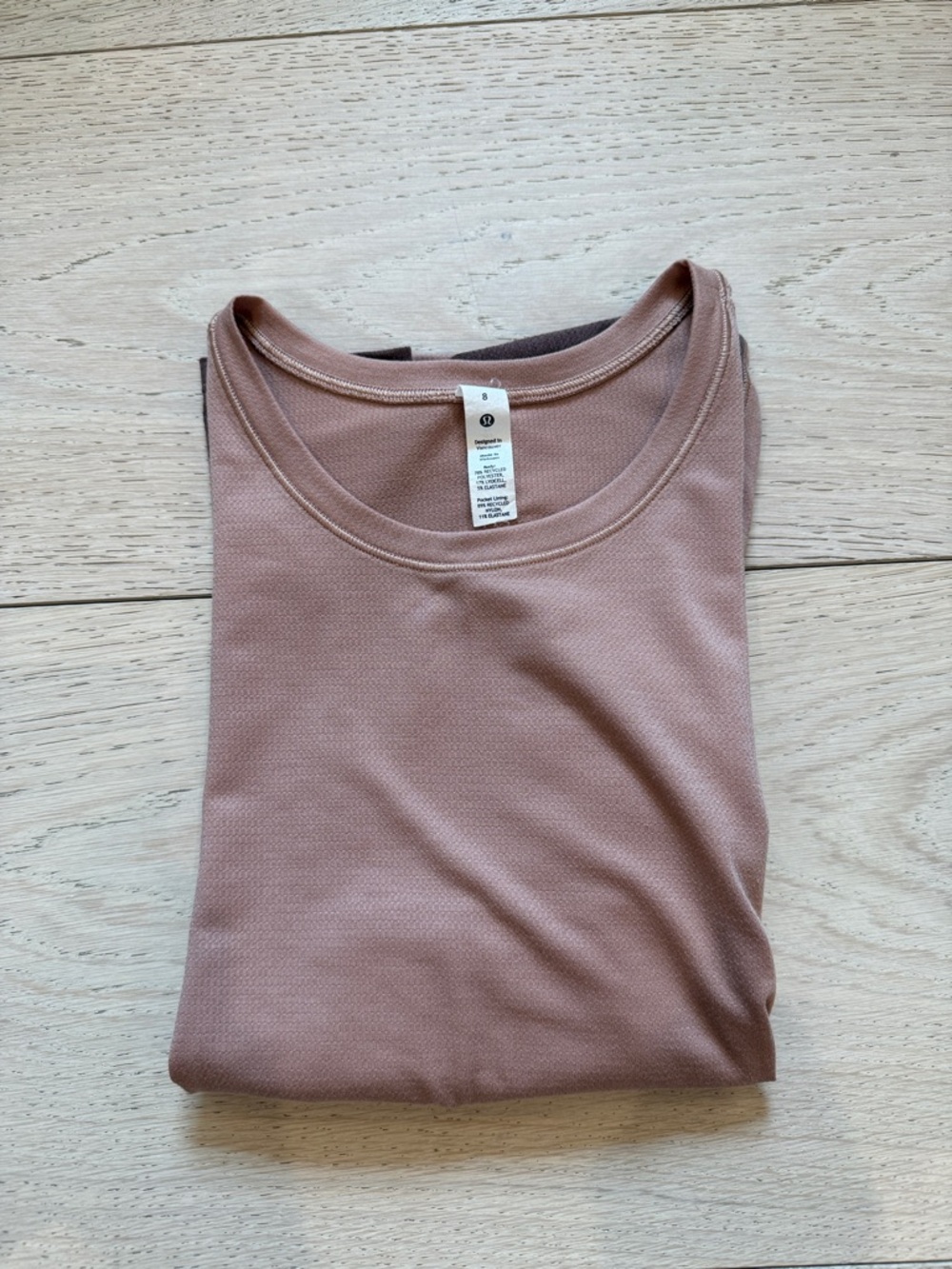 Lululemon Cap Sleeve Hiking Tank in Pink Clay Size 8 - Picture 8 of 11